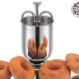 Dhyani Stainless Steel MEDUVADA Maker for Perfectly Shaped & Crispy Medu Vada, Hygienic Without Any Hassle. image 1