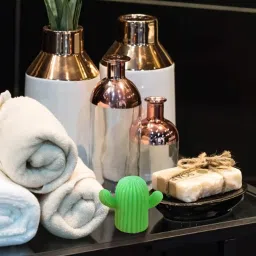 53ARTS Silicone Candle Mold Cactus Candles Molds DIY Cute 3D Clay Craft Mould for Fondant Handmade Soap Lotion Bar Wax Casting Crayon Cake Ice Cream Clay Cake Decorating Tools Set image 3