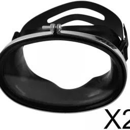 SHOPORA® 2X Snorkel Diving Mask Tempered Glass Underwater Swimming Glasses Goggles Sporting Goods | Water Sports | Scuba & Snorkeling | Masks image 4