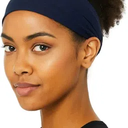 aryan hosiery Aryan Hosiary Non Slip Elastic Headband Sweat Band Hairband Headwrap Headwear Athletic Thick Non Slip Yoga Use for Running Cycling Basketball Running Gym Yoga Workout for Men Women (Blue Green Maroon) image 1