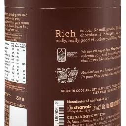 Pirouette Drinking Chocolate | 55% Cocoa | Dark, Creamy & Indulgent | Premium Hot Chocolate Mix with Cocoa Butter, Unrefined Mauritius Dark Brown Sugar & Maldon Sea Salt | No Fillers No milk powder | 150g (6 x 25g Sachets) image 3