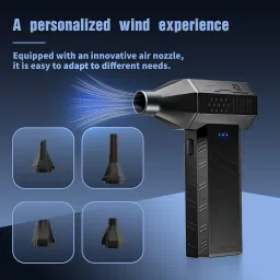 X3 Mini Compressed Air Duster – 110,000RPM Turbo Jet Blower, 3-Speed 150g Wind Pressure with Fast Charging and Overheat Protection,Dust Solver for Keyboard,Car,Outdoor Cleaning image 3
