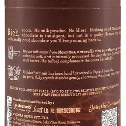 Pirouette Drinking Chocolate | 55% Cocoa | Dark, Creamy & Indulgent | Premium Hot Chocolate Mix with Cocoa Butter, Unrefined Mauritius Dark Brown Sugar & Maldon Sea Salt | No Fillers No milk powder | 150g (6 x 25g Sachets) image 4