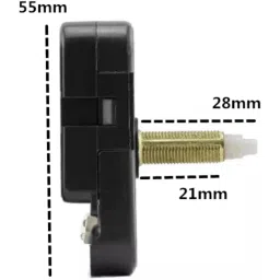 Epoxy Fusion Quartz Movement for Wall Clock (28mm) – Battery Operated Wall Clock Machine, Precision Timekeeping, Easy Installation image 3