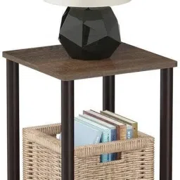 VOLDMART Night Lamp Table for Bedroom, Bedside Stool With Storage, Table Decor image 4