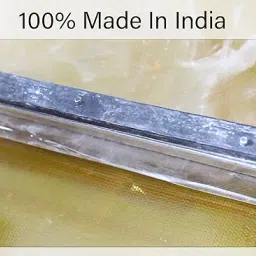 The Furnishing Tree 0.20mm PVC AC Transparent Curtain - (4.5 X 11 Ft) Or (54 X 132 Inches) Set of Two image 3