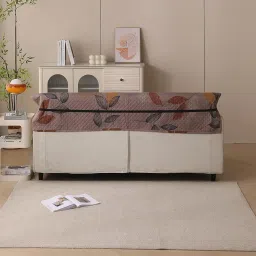 House of Quirk Polyester Sofa Cover Mat - Anti-Slip, Waterproof Couch Protector for Pets - Machine Washable Furniture Protector (Dusky Leaf, 175x170cm, Three Seater) image 4