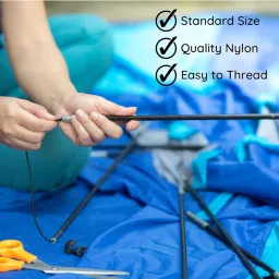 Paracord Planet Tent Pole Replacement Shock Cord – Available in 2.5mm and 1/8 Inch – 10 ft, 25 ft, and 50 ft image 2