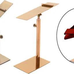 STYLEHEAVEN Stainless Steel Sandal Shoe Rack Display Stand Durable Window Display Stands Brushed image 4