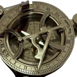 Sundial Compass for Hiking and Camping, 3 Inches, Nautical Pocket Maritime Navigation Tool image 2