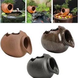 BNF®Ceramic Circulating Fountain Jar 4x3.7x3.5inch Versatile Tabletop Decoration Style A|Home & Garden | Home Decor| Indoor Fountains image 5