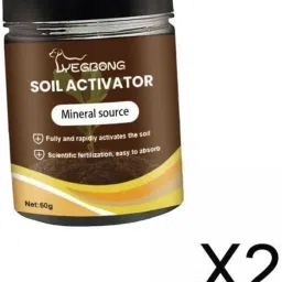 JAZZY PEARLS® 2xSoil Activated Soil Amendments for Seedling Compost Raised Garden Beds Lawns image 1