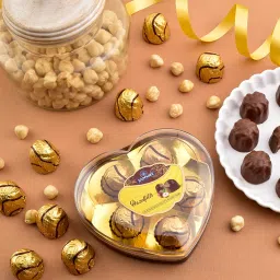 Hyperfoods® Rakhi With Chocolates Single Rakhi For Brother Chocolates With Rakhi Chocolates Gift Pack Hamper Chocolates Gift Pack Rakhi For Brother Sapphire Hazelfills 5Pcs Red Flower Rakhi Set image 4