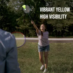 Arrowmax Badminton Shuttlecock Nylon |Stable Flight & Fast Recovery Shuttle for Training Practice Outdoor Indoor Cork Base-Pack of 6 image 3