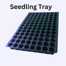 Moglecart Pack of 10 | 98 Cavity Seedling Tray for Plants | Plastic Nursery Germination & Propagation Tray | Reusable Tray for Vegetables, Flowers & Herbs | Gardening & Hydroponic Use image 1