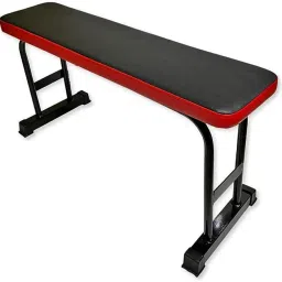 IBSFlat Weight Bench- Up to 220 kg Capacity Exercise Bench for Weight Strength Training, Sit Up Abs Fitness Bench for Full Body Workout of Home Gym image 1