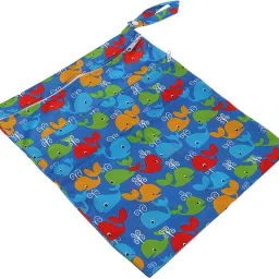 bnf Bnf® Waterproof Zip Wet Dry Bag for Baby Infant Cloth Diaper Nappy Pouch Style 5 Baby | Diapering | Diaper Bags image 3