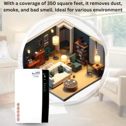 Aiither Aviral Make In India Air Purifier For Home With 8-Stage Filtration Including True HEPA13, Manufacturer Warranty of 5 Years, Captures 99.97% of Viruses image 2