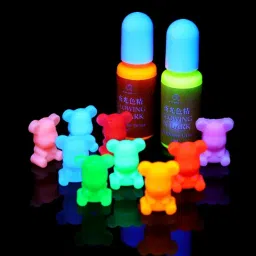 ATORSE Glow in Dark Pigments Uv Resin Epoxy Dye Color Concentrate Crystal White image 2