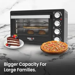 Link Mewto Fiera 28L, 1600W Oven Toaster & Grill, Motorised Convection Heating, Black | 2 Years Warranty image 2