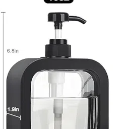 Pathavi Wall-Mounted Soap Dispenser (White or Black - Pack of 1) image 5