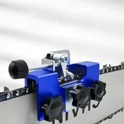 TRENDIVIBE Manual Chain Saw Sharpener Grinder Kit for Men Husbands Compact with 3 Burrs Golden image 2