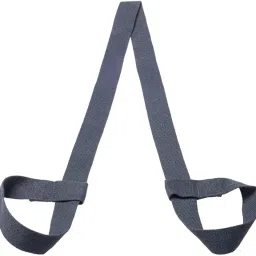 2xCotton Yoga Mat Strap Pilates Mat Carrier Fitness Stretchy Loop Dark Grey|Sporting Goods | Fitness, Running & Yoga | Yoga & Pilates | Mat Carriers & Bags image 3