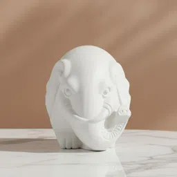 SNOOGG DivineEle Elephant Head Silicone Mold for Eco Resin, Gypsum, Cement & Epoxy Casting | 6.4cm RTV Silicone Mould for Lord Ganesha Inspired Figurine, Candle & Decorative Art Craft image 5