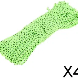 JAZZY PEARLS® 4x20m Reflective Tent Rope Guy Line Canopy Awning Guyline 2.5mmx20m-Sporting Goods-Outdoor Sports-Camping & Hiking-Tents & Canopies-Tent & Canopy Accessories image 1