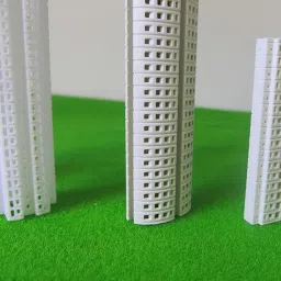 ATORSE™ Diorama Residential Building 1/800 Construction Building Landscape Materials Style A|Toys & Hobbies image 2