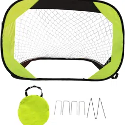 JAZZY PEARLS® Soccer Goal Net for Kids Folded Training Equipment for Park Court Playground Look B-Sporting Goods-Team Sports-Soccer-Goals & Nets image 2