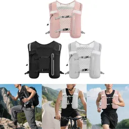 MERISHOPP®Hydration Backpack 4L Waterproof Running Vest Pack for Trail Jogging Cycling Black|Sporting Goods | Outdoor Sports | Camping & Hiking | Hiking Backpacks | Hydration Packs image 5