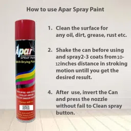 Paint, Kubota Orange Top Coat, 440ml, High Coverage Gloss Finish, for Automobiles and Home Appliances, Rust Proof with Excellent Adhesion image 3