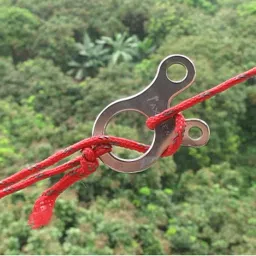 Bnf® 12x Outdoor Camping Awning Tent Rope Guy Line Runner Tensioner Carabiner Silver|Tent & Canopy Accessories| Tents & Canopies image 2