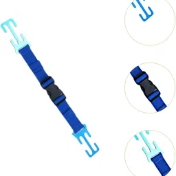 DYNWAVE Chest Sternum Strap Backpack Sternum Strap Adjustable Scuba Diving Harness, Quick Release Buckle, for Jogging Camping Travel, Blue image 4