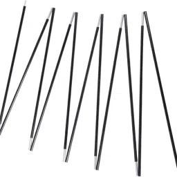 Inditradition Replacement Tent Pole Sticks for 4 Person Capacity Tents, Fiberglass Make (Black, 1 Pair, 7+7 Sticks, 155 Inches) image 5