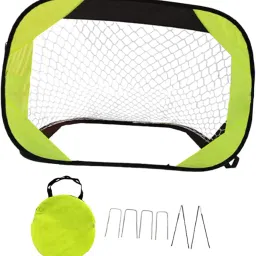 JAZZY PEARLS® Soccer Goal Net for Kids Folded Training Equipment for Park Court Playground Look B-Sporting Goods-Team Sports-Soccer-Goals & Nets image 3