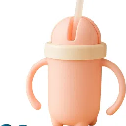 𝓓rumstone (𝟑 𝐘𝐄𝐀𝐑 𝐖𝐀𝐑𝐑𝐀𝐍𝐓𝐘) Kids Sippy Cup with Animal Design – Leak-Proof Straw Lid, Unbreakable Plastic, Spill-Resistant, Easy Grip, Safe for Toddlers & Preschool Children image 4