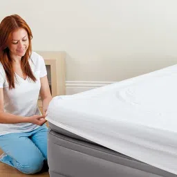 Dura-Beam Deluxe Raised Airbed with Built-in Electric Pump, Queen Size (152 x 203 x 51 cm), Soft Flocked Top, Fast Inflation & Deflation, Ideal for Home, Guests & Travel image 4