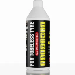 Redtize Ultra Power Tyre Puncture Solution, Black, Anti-Puncture Sealant for Tube and Tubeless Tyres, Permanent Puncture Prevention for This Car image 1