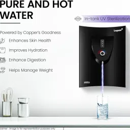 Livpure Victor Instant Hot & Ambient Water Purifier With High Recovery Technology | 8 Stage Advance Purification System RO+UV+Copper+Min|Suitable For Borewell, Tanker and Municipal Water- 6L (Black) image 4