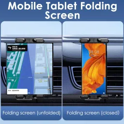 TecoKart® Universal Tablet Holder for Car - 360° Adjustable iPad and Cell Phones Holder for Car, Car Secure Air Tab Holder for 4.7-12.9" Devices, Car Tablet Holder Ideal Tablet Stand for Car image 4