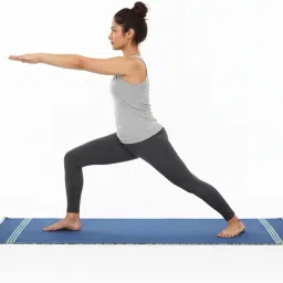 Pure cotton anti-skid, machine wash Foldable Travel Friendly extra Cushioning yoga mat with cotton Carry bag 73inches x 24inches, 8mm thickness 8mm Unisex (Dark Blue) image 2