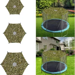 BNF® Sporting Goods-Fitness Running & Yoga-Fitness Equipment & Gear-Trampolines - Trampoline Cover Rainproof Trampoline Top Cover Ceiling Sun Protection Cover 1.83m image 4