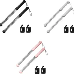 MERISHOPP 2Pcs Ropeless Battle Ropes Portable Non Slip Handle Exercise Ropes | Sports Equipment | Outdoor Sports Gear | Exercise Gear image 3