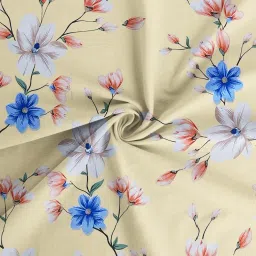 BSB HOME 100% Cotton Feel Double Bed Bedsheet Set | 180tc to 220tc Soft & Breathable with 2 Pillow Covers | Wrinkle Free | for Bedroom & Gifting (Color -Cream Beige, 90 x 90 Inches) image 5