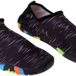 bnf BNF® Water Shoes Quick-Dry Barefoot Socks Water Sports Black Size 46-Sporting Goods-Water Sports-Fins, Footwear & Gloves-Water Shoes-Men- 1 Pair Water Shoes image 2