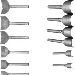 JAZZY PEARLS® 3xLeather Craft Strap Belt Walllet End Cutter Punch Tool Quarter Round 10mm image 3