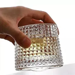 Farielyn-X Italian Premium Whiskey Glasses 220 ml Transparent, Drinking Whisky Glass Bar Glasses for Scotch, Bourbon, Liquor and Cocktail Drinks Set of 6 (HX Whiskey -., Set of 6) image 2