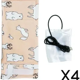 FABLOFT® 4xBabys Feeding Bottle Warmer Infant Milk Bag Pouch Polar Bear image 1
